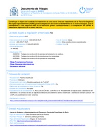 Anuncio de Licitación (PCSP)